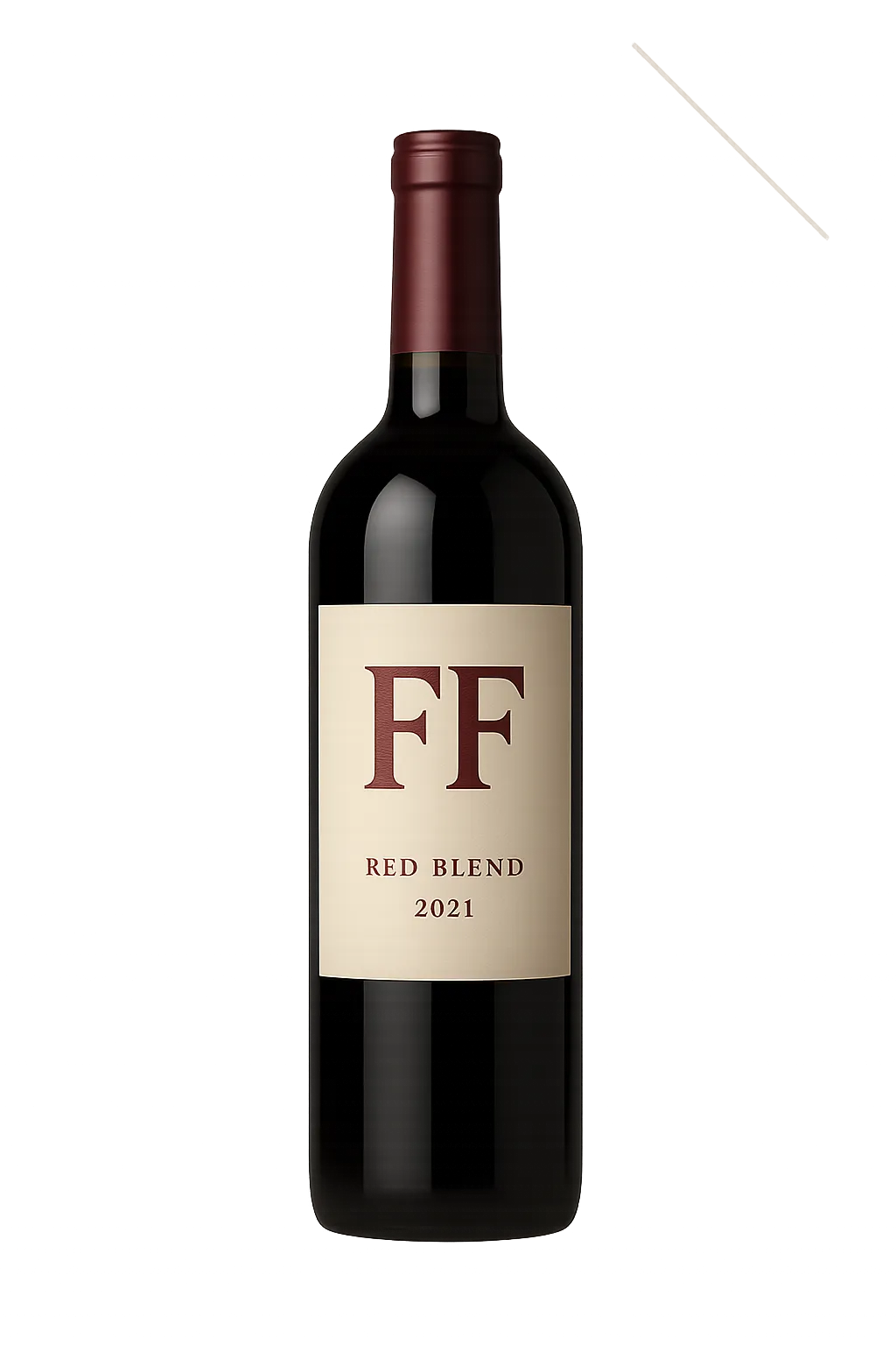 FF Red Blend 2021 wine bottle