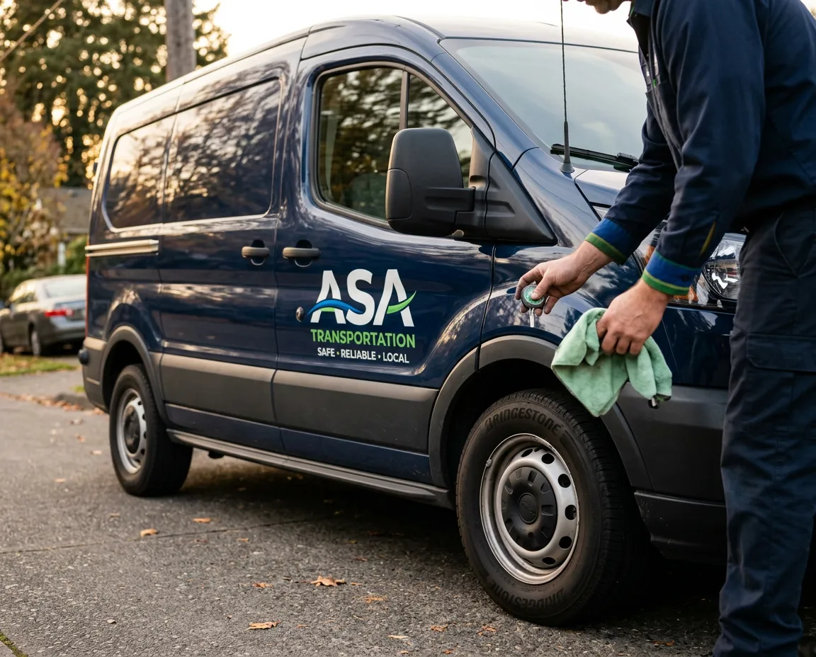 ASA Transportation vehicle exterior detailing and safety inspection in Shreveport-Bossier