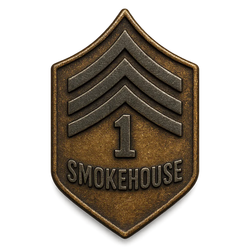 Military-style rank seal emblem