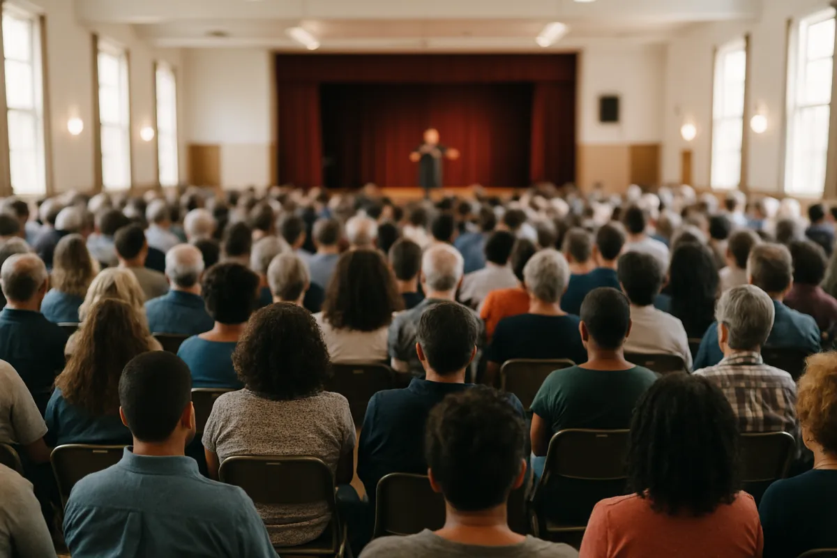 Isoliertes Porträt eines Pastors (1:1)