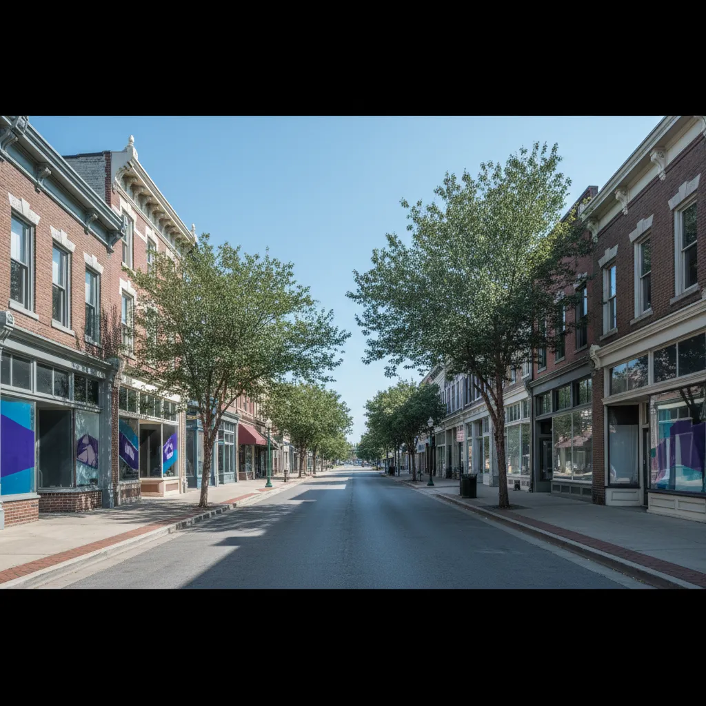 Ardmore downtown and Carter County landscape
