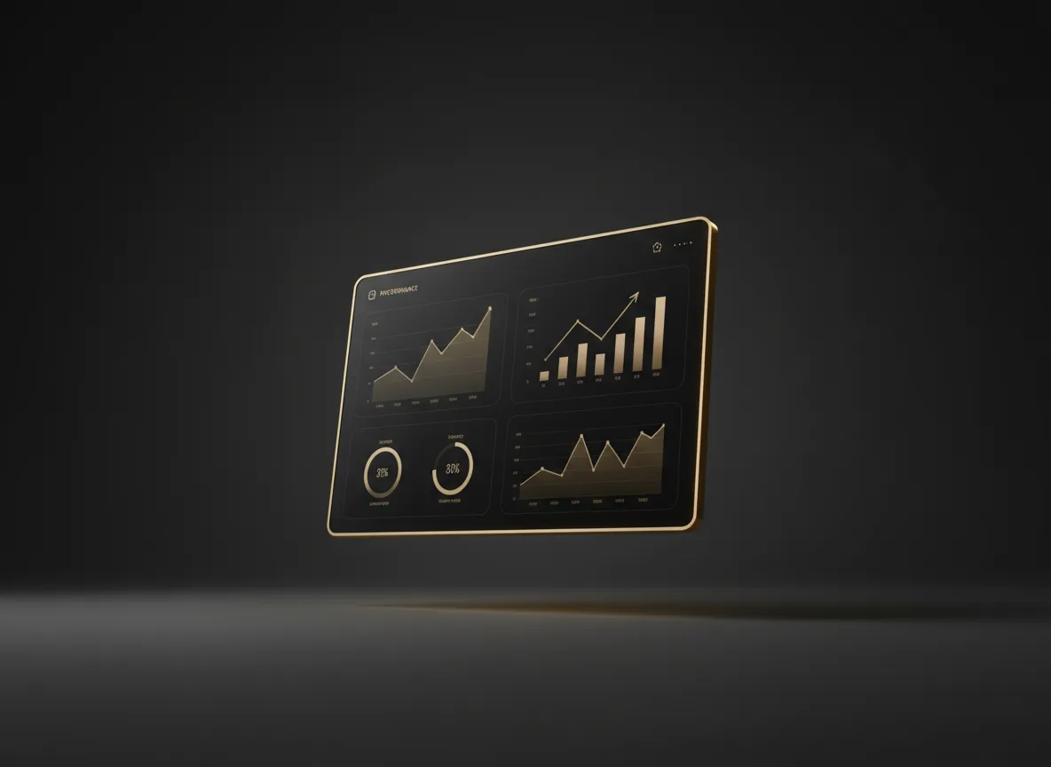 Performance dashboard showing consistent qualified leads