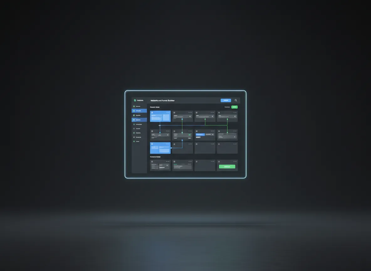 Clean UI mockup demonstrating how to build funnels faster without technical complexity