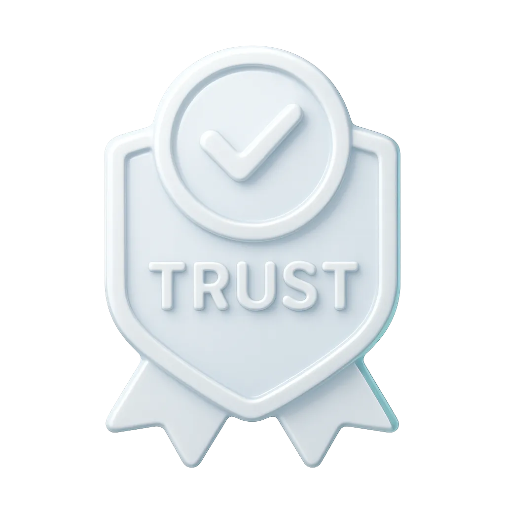 Trust certificate motif representing unrestricted platform access