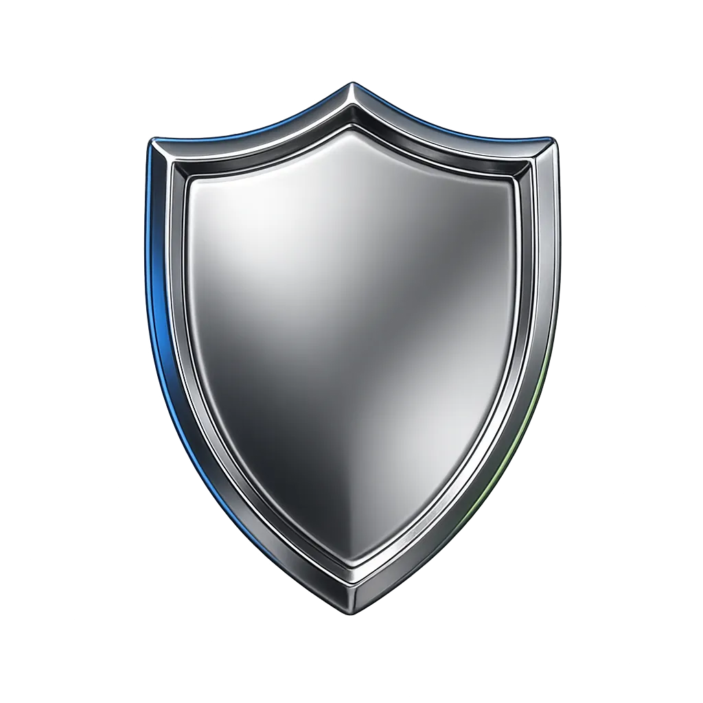Premium guarantee shield graphic