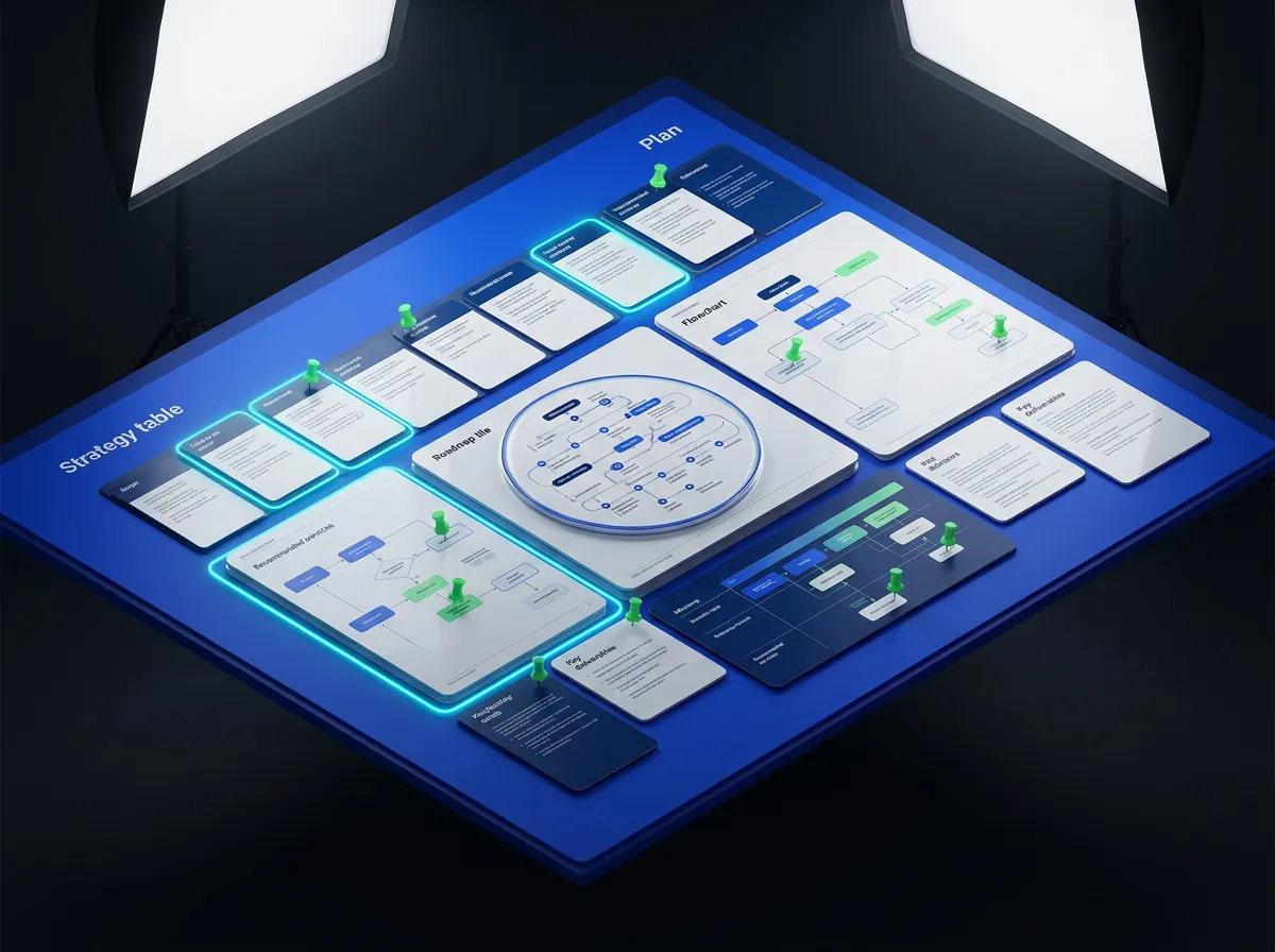 Strategic planning and scoping visual representation