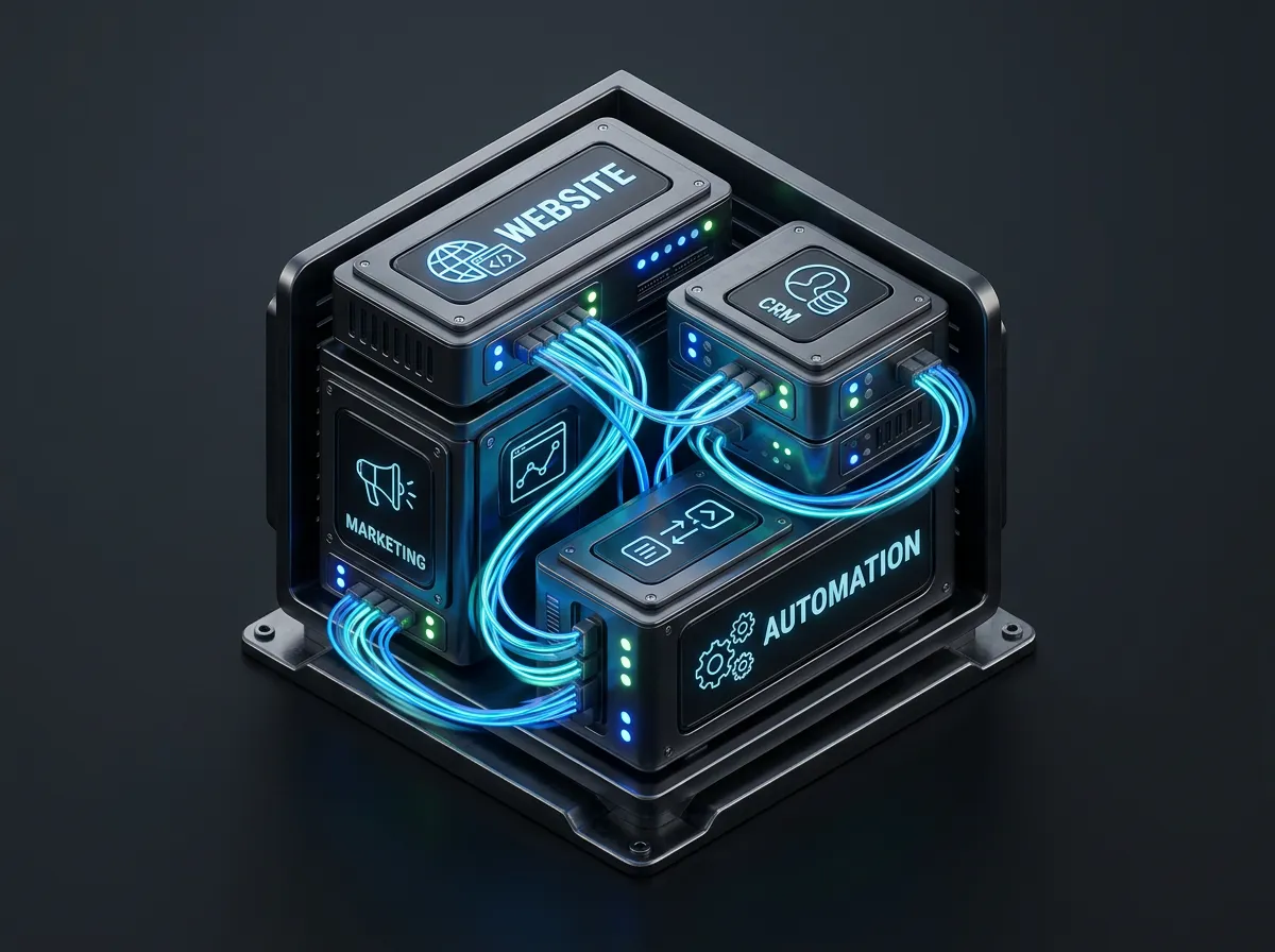 System configuration and automation setup visual