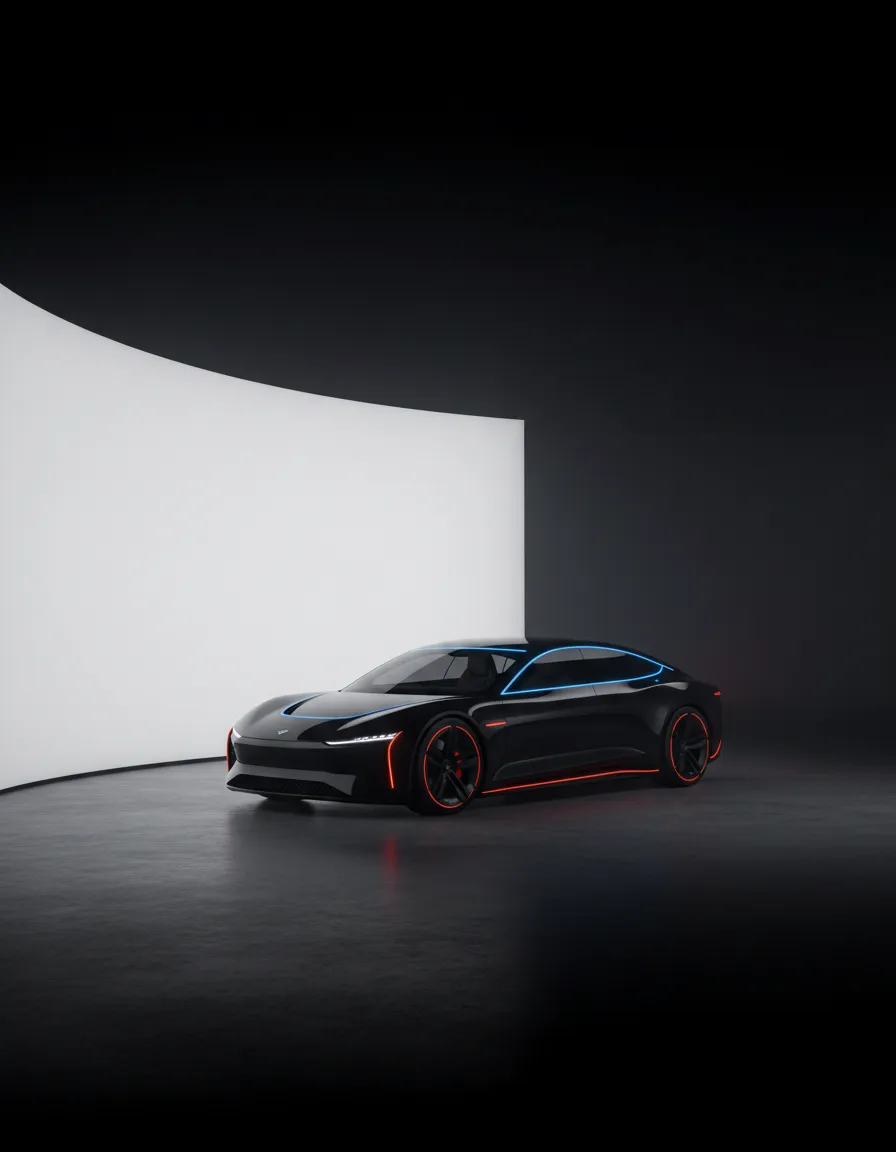Sleek modern vehicle ready for a test drive