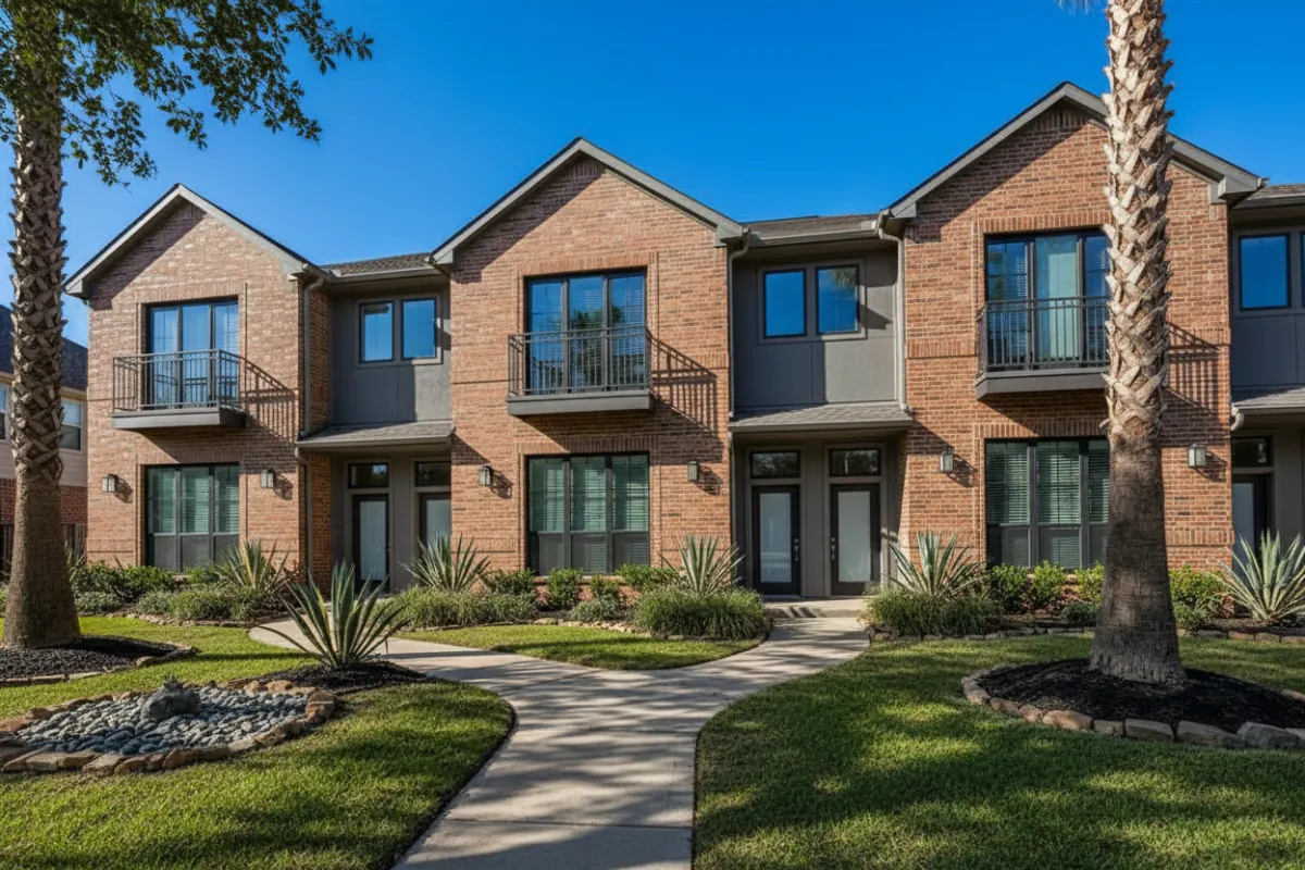 Houston architecture and professional business setting