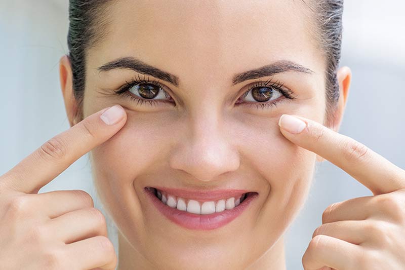 Woman receiving Botox treatment