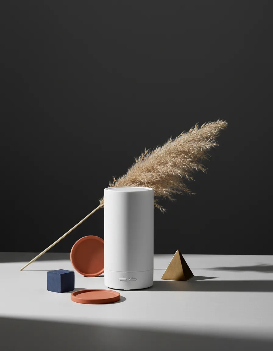 Fotografía de marca y producto en set minimalista