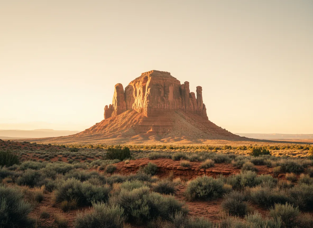 Scenic red rock landscape in Southern Utah