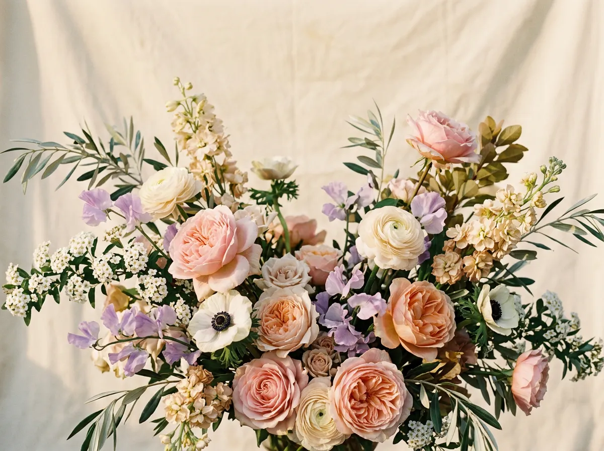 Luminous botanical light and delicate budding flowers signifying spring renewal
