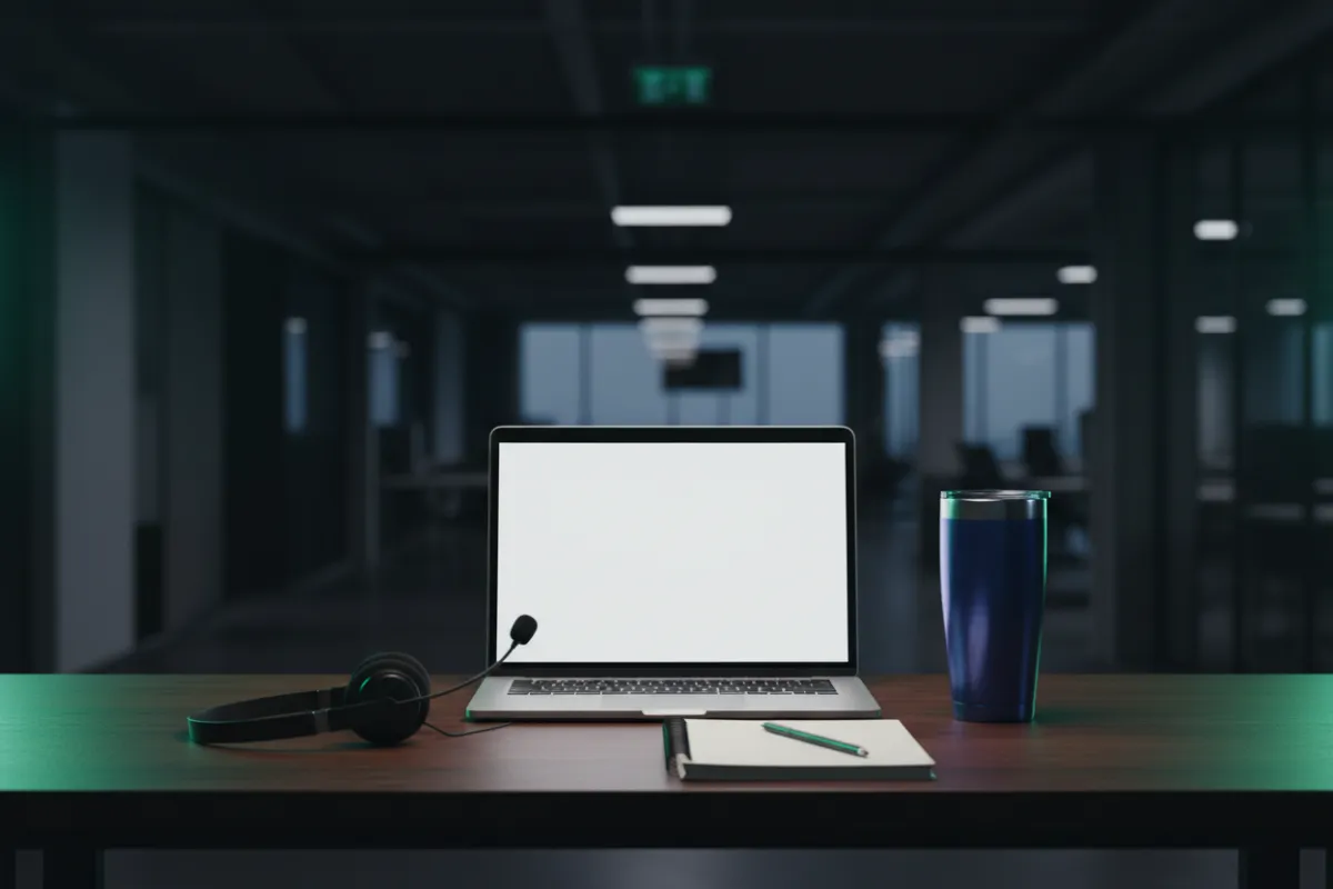 Professional coaching session workspace