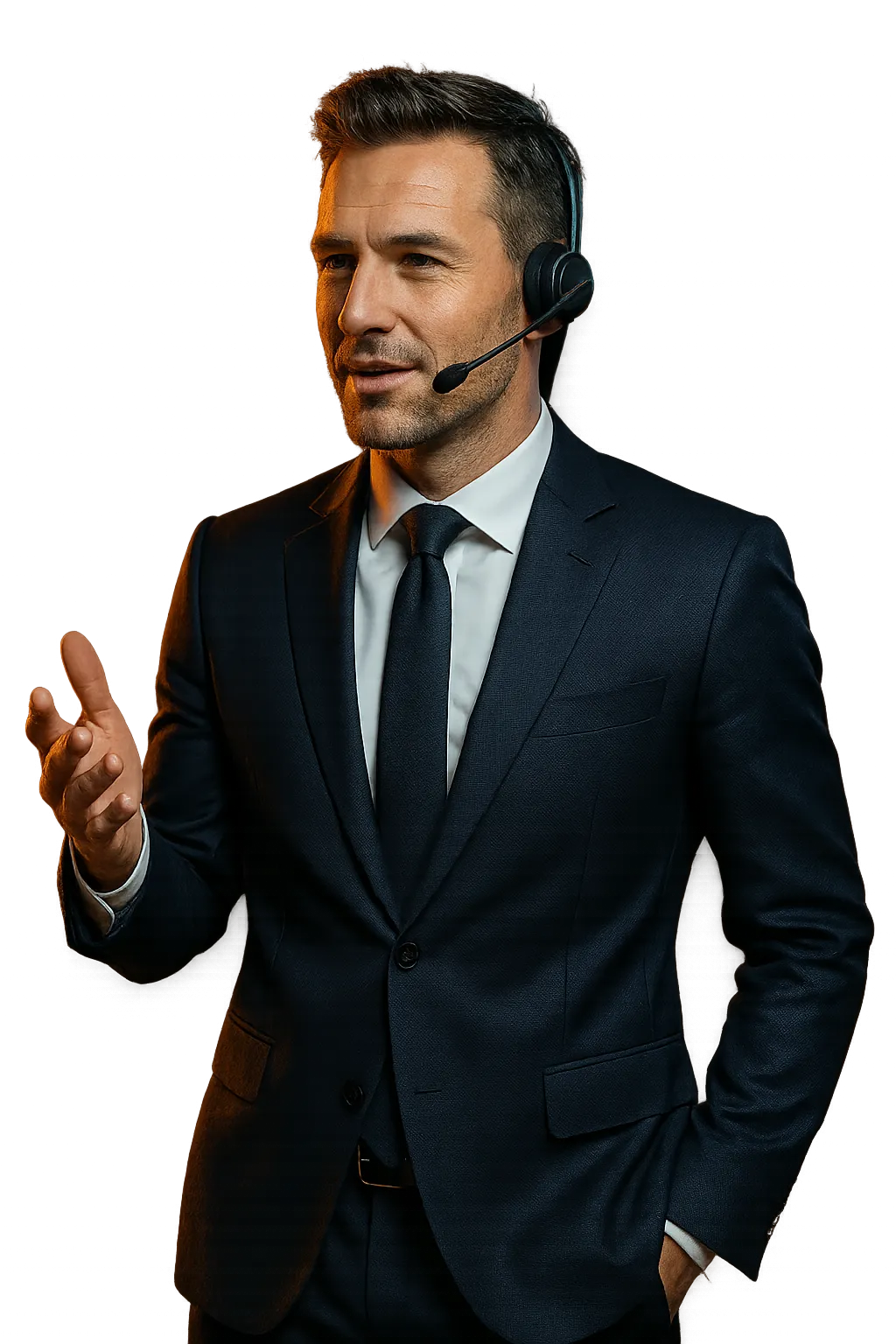 Commanding professional cold calling and outbound B2B sales expert focused on converting leads