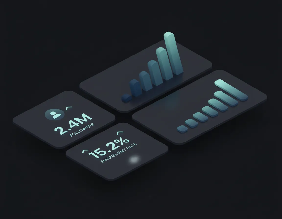 Social media growth analytics