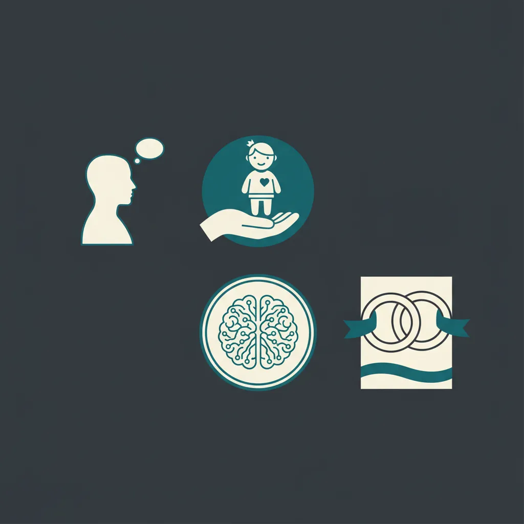 Illustration representing individual counseling