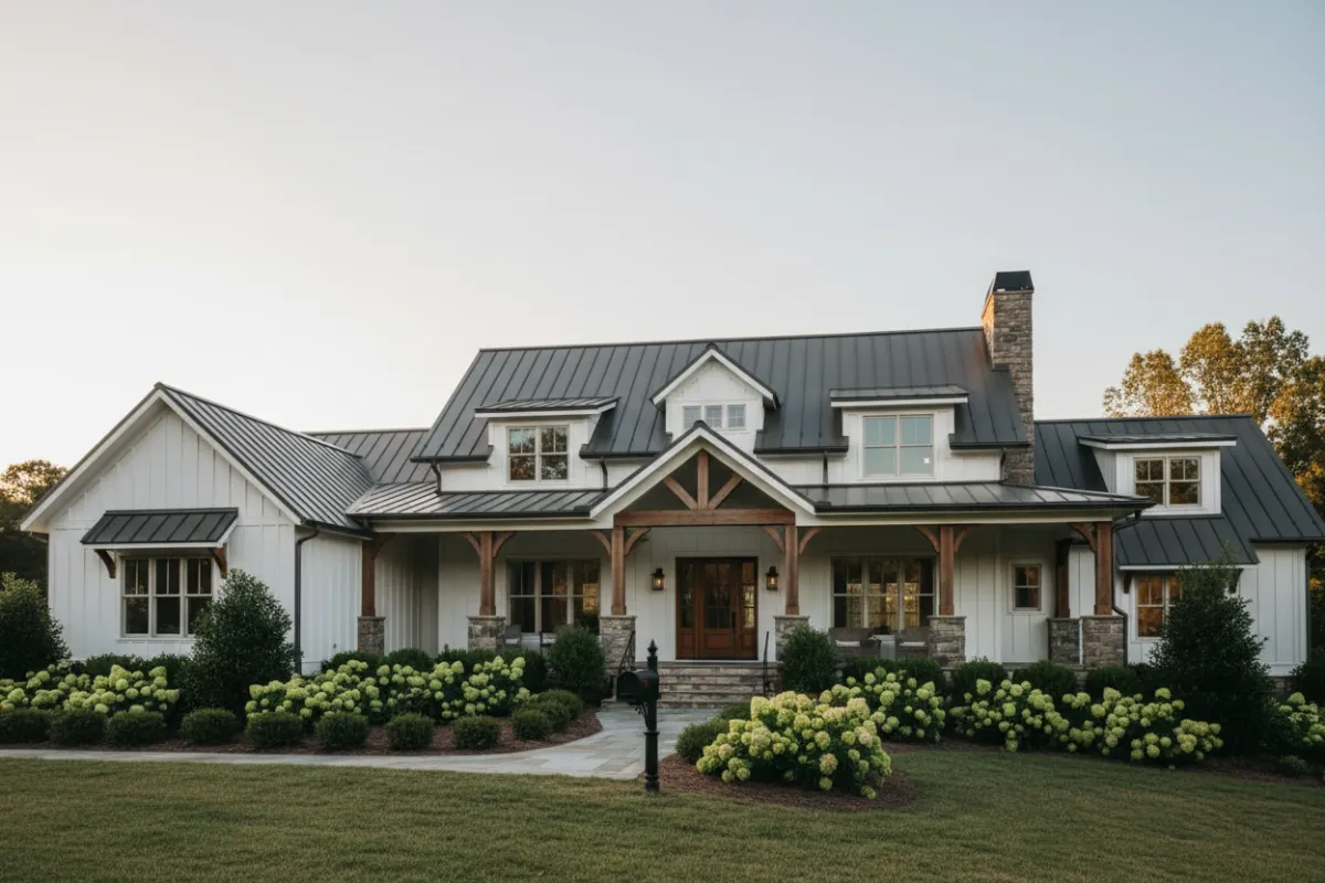 House exterior in Two Step Farm