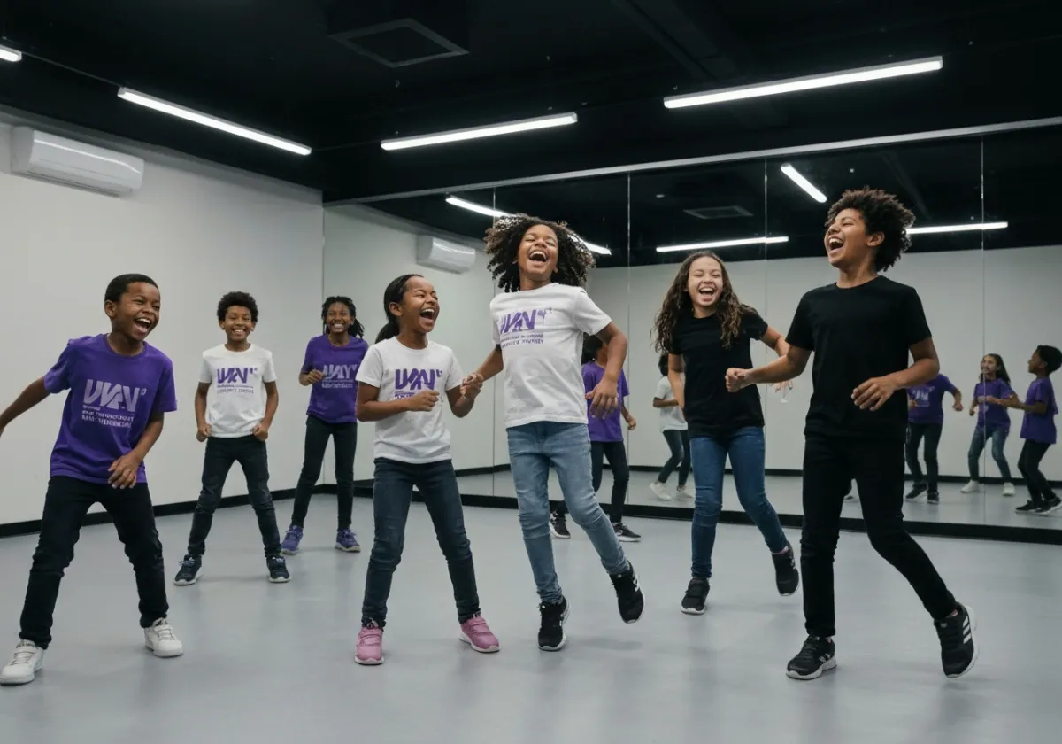 Group dance choreography class