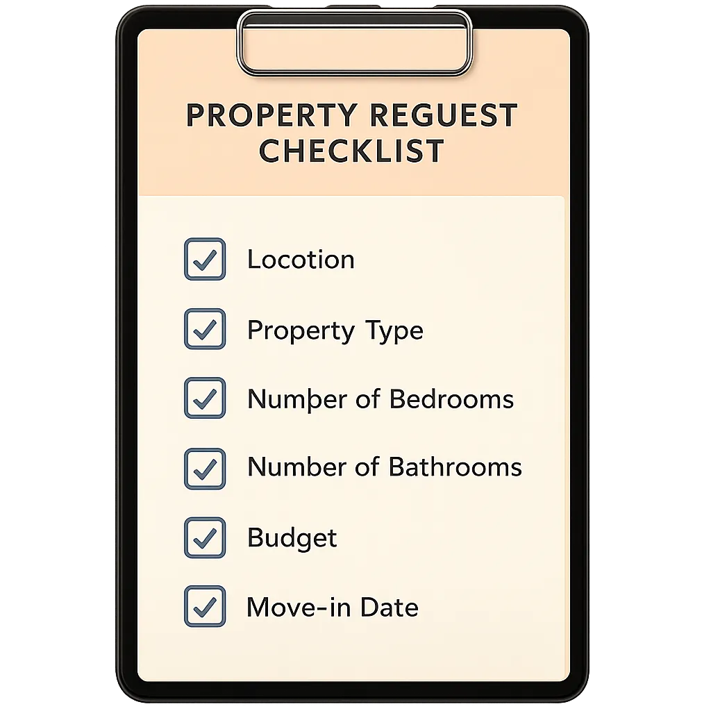 Property checklist representation