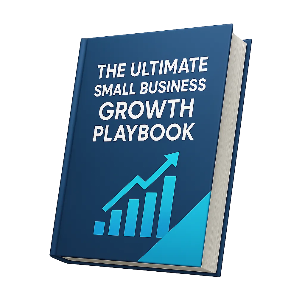The Ultimate Small Business Growth Playbook Ebook 3D Mockup