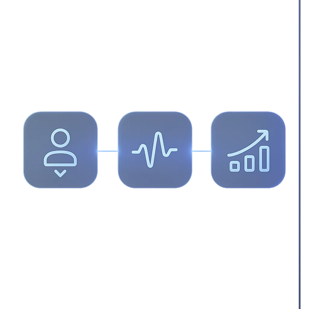 Automation Node Map showing AI data flow
