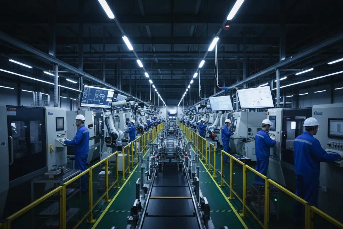Manufacturing facility floor