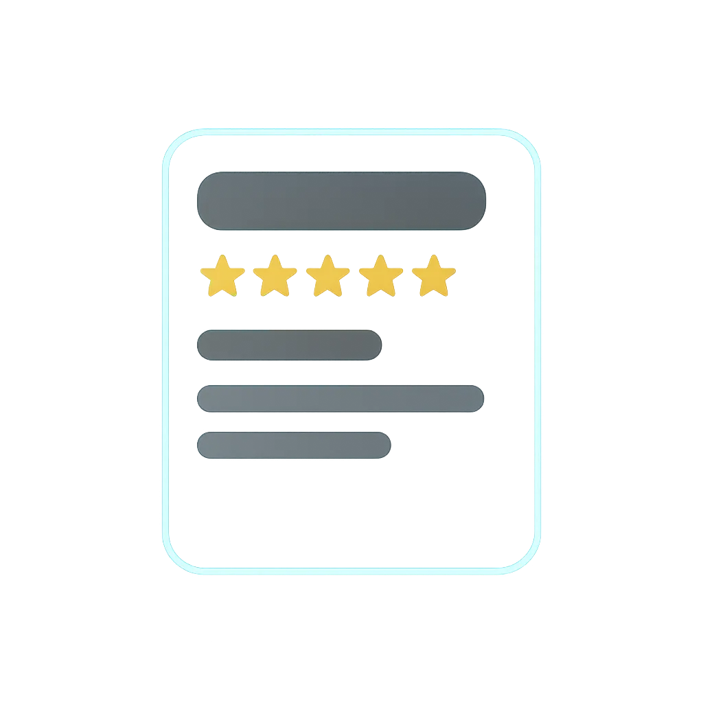 Stylized SERP Preview Widget showing local business ranking above competitors