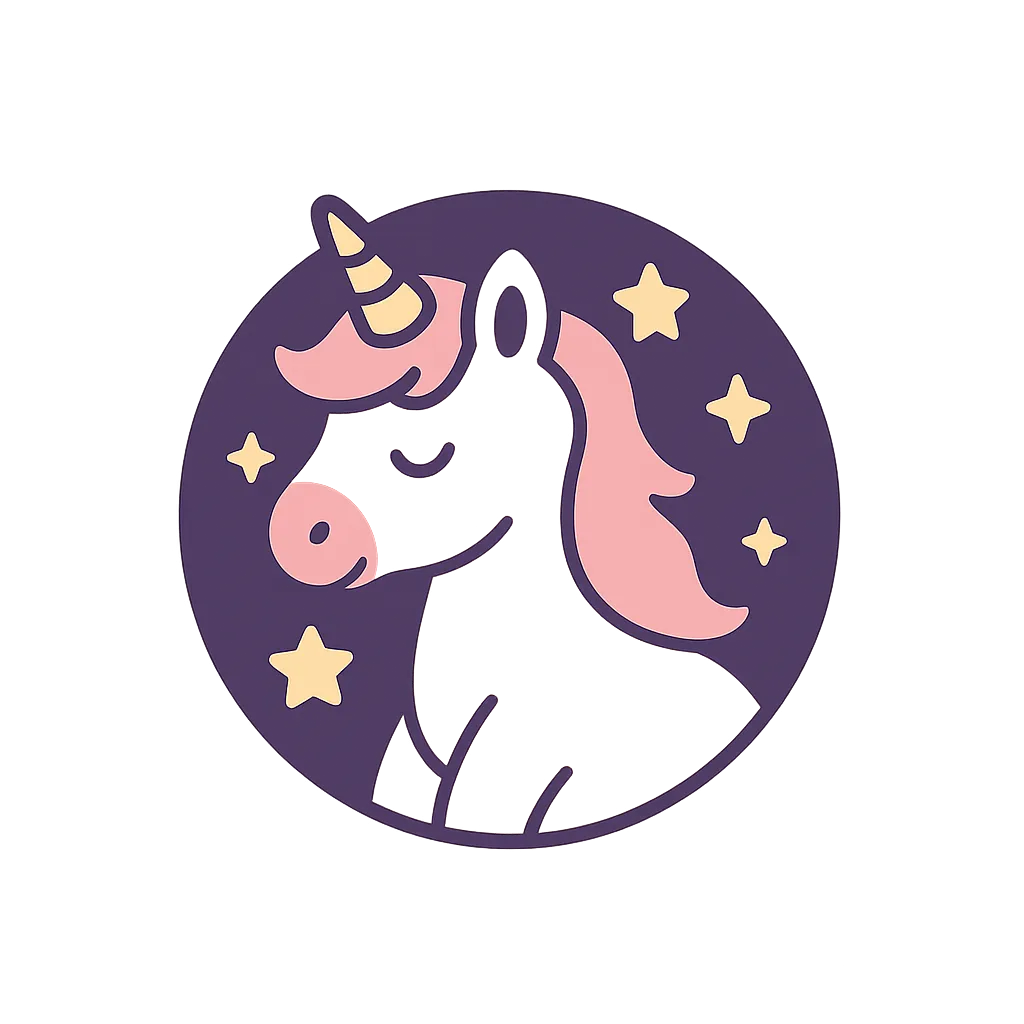 Magical Star Preschool unicorn logo placeholder