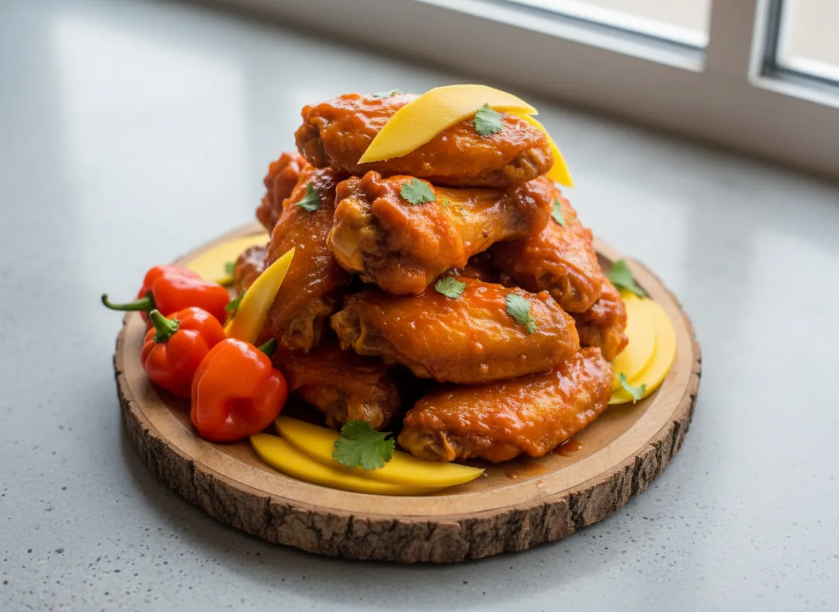 Mango Habanero wings