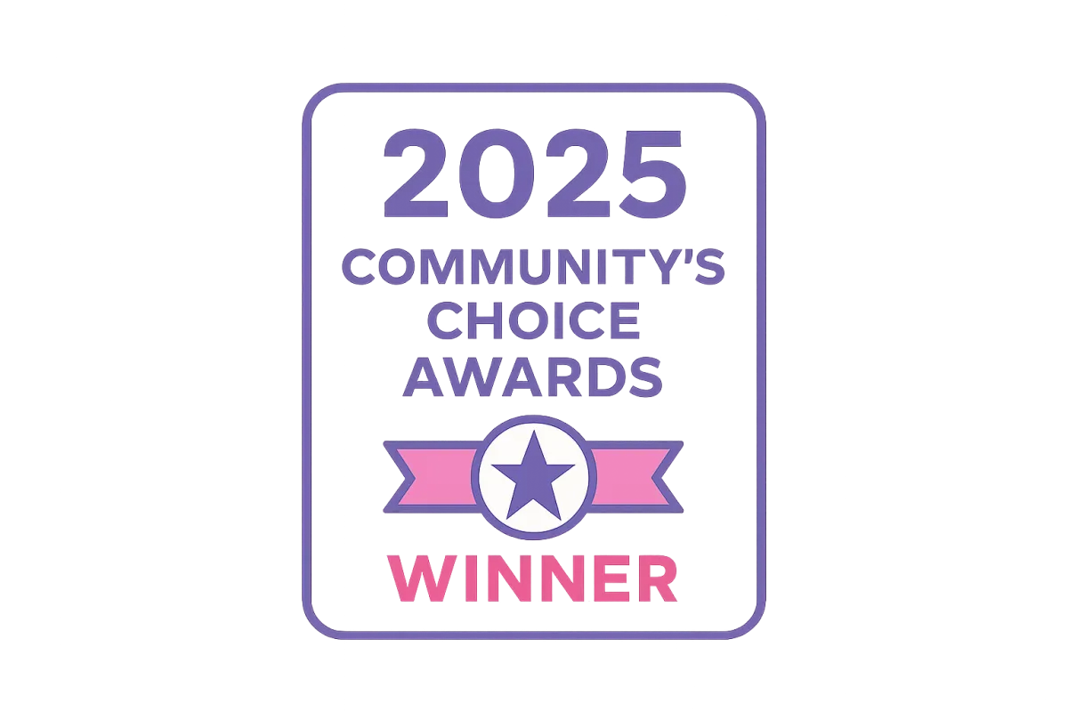 2025 Community’s Choice Awards Winner badge