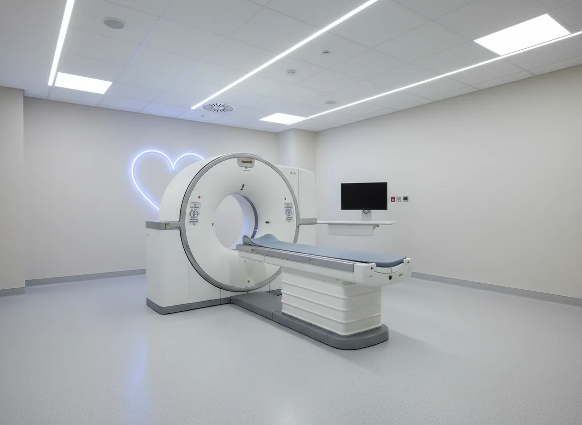 CT scanner used for coronary calcium scoring