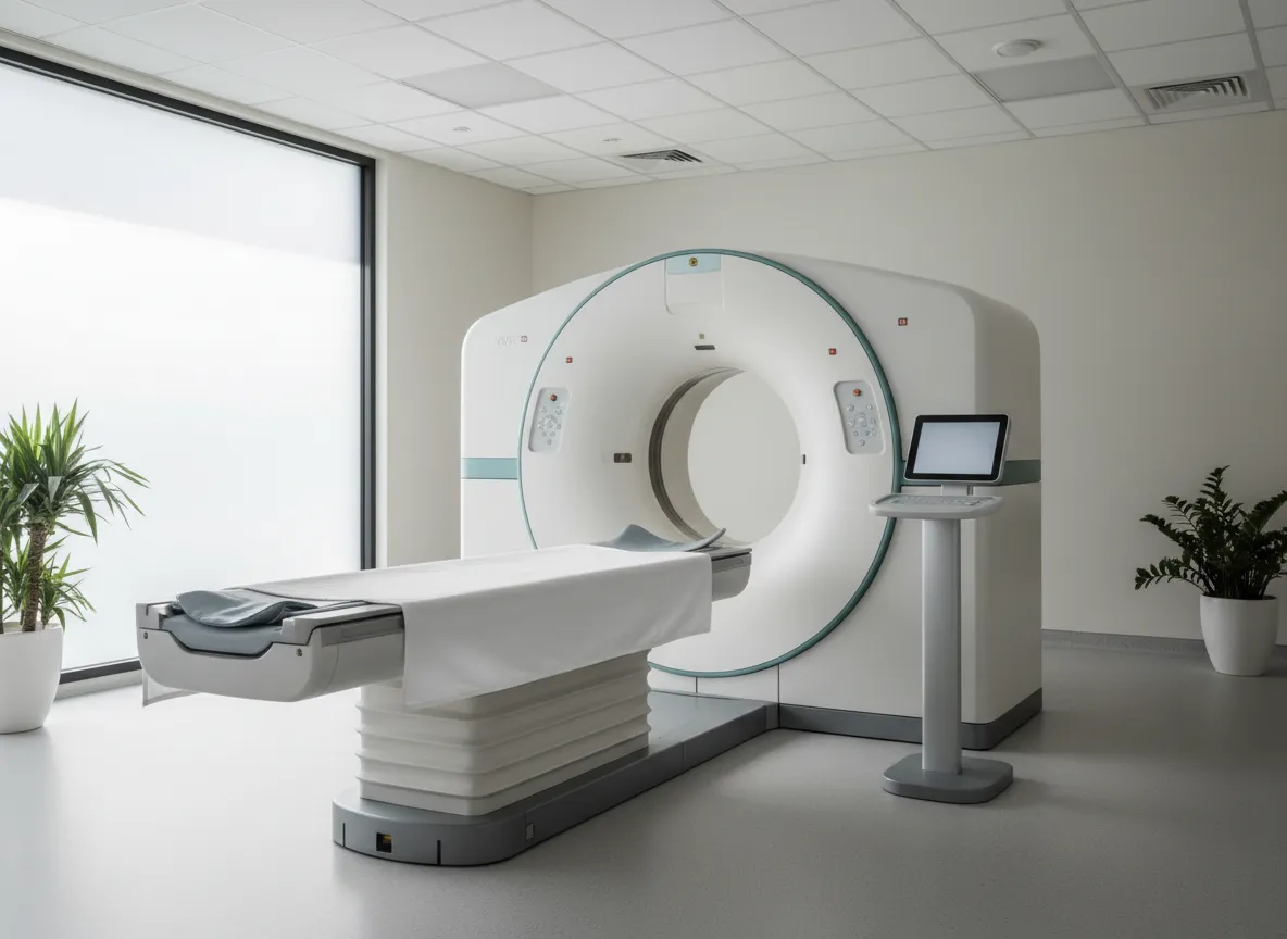 CT scanner used for coronary calcium scoring