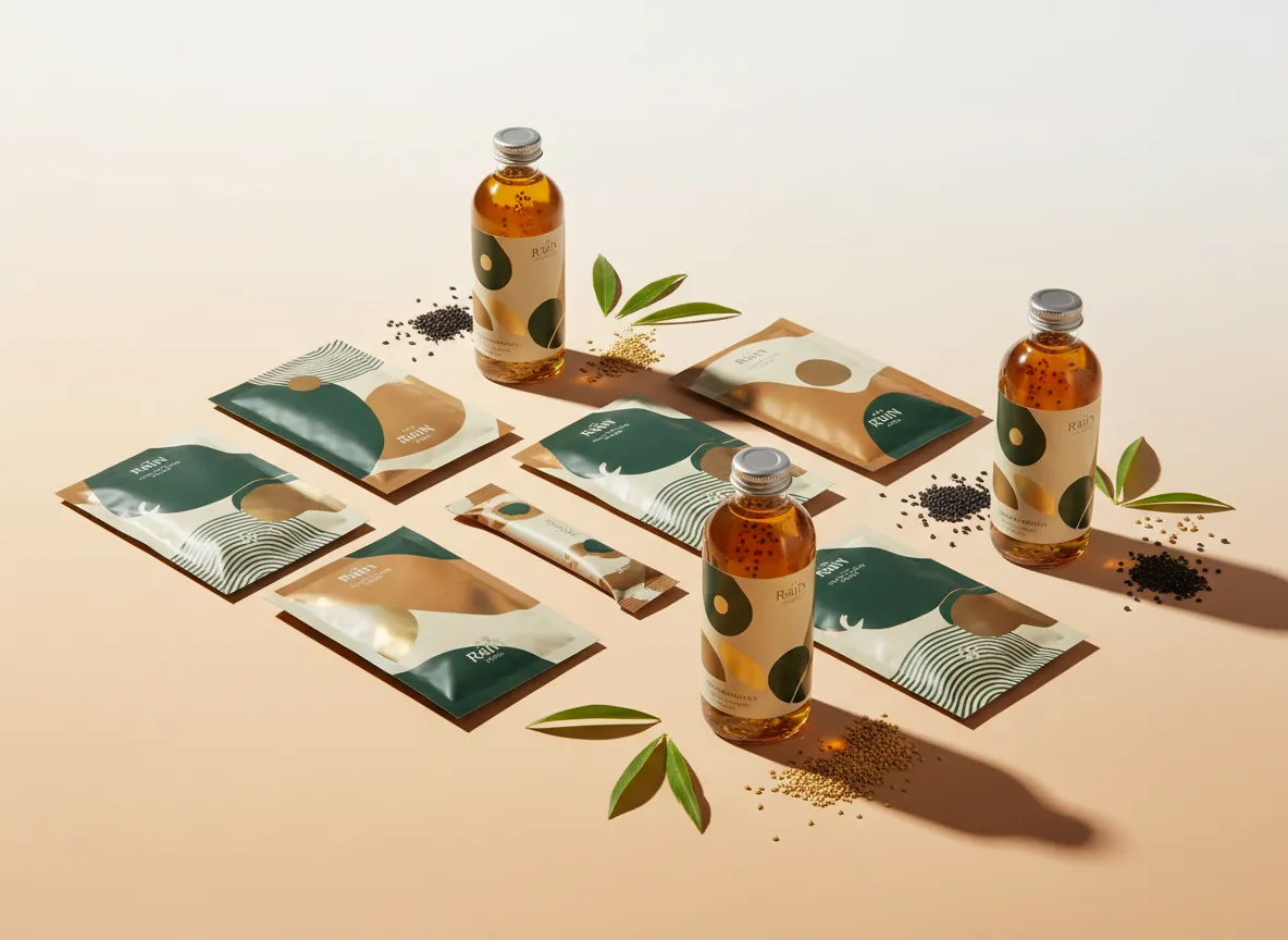 Rain seed-based wellness product lineup