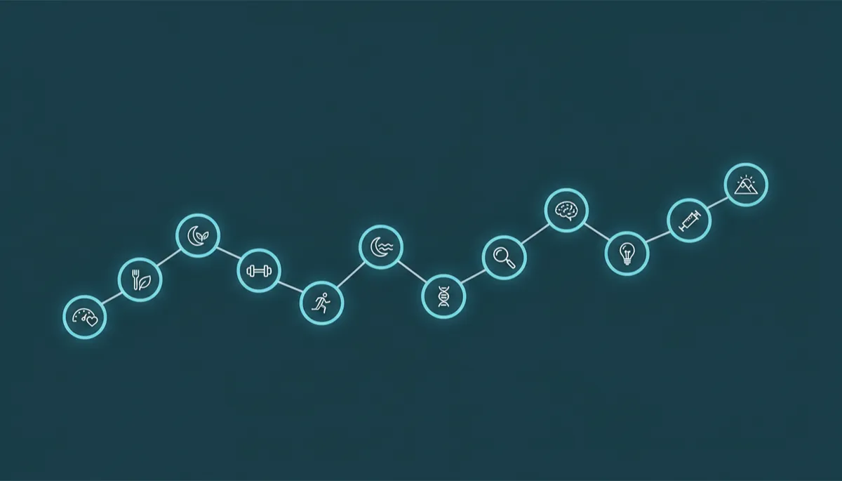 Longevity course roadmap infographic