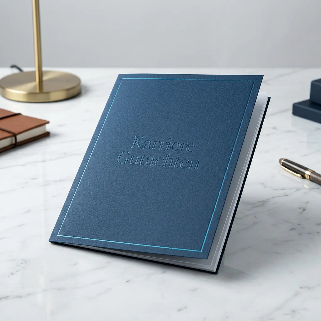 Dossier Karriere Gutachten Report Dossier Mockup
