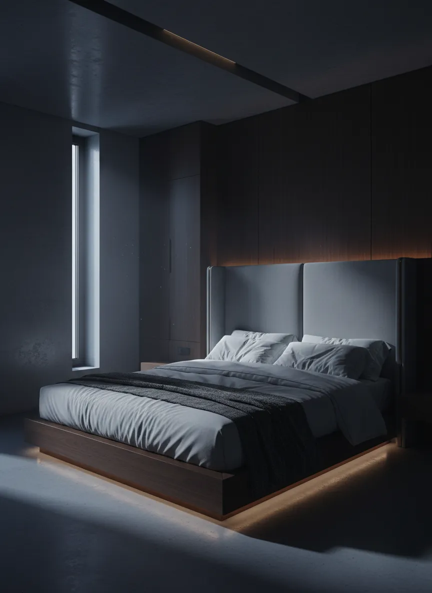 Cinematic visual representing deep sleep and nervous system recovery