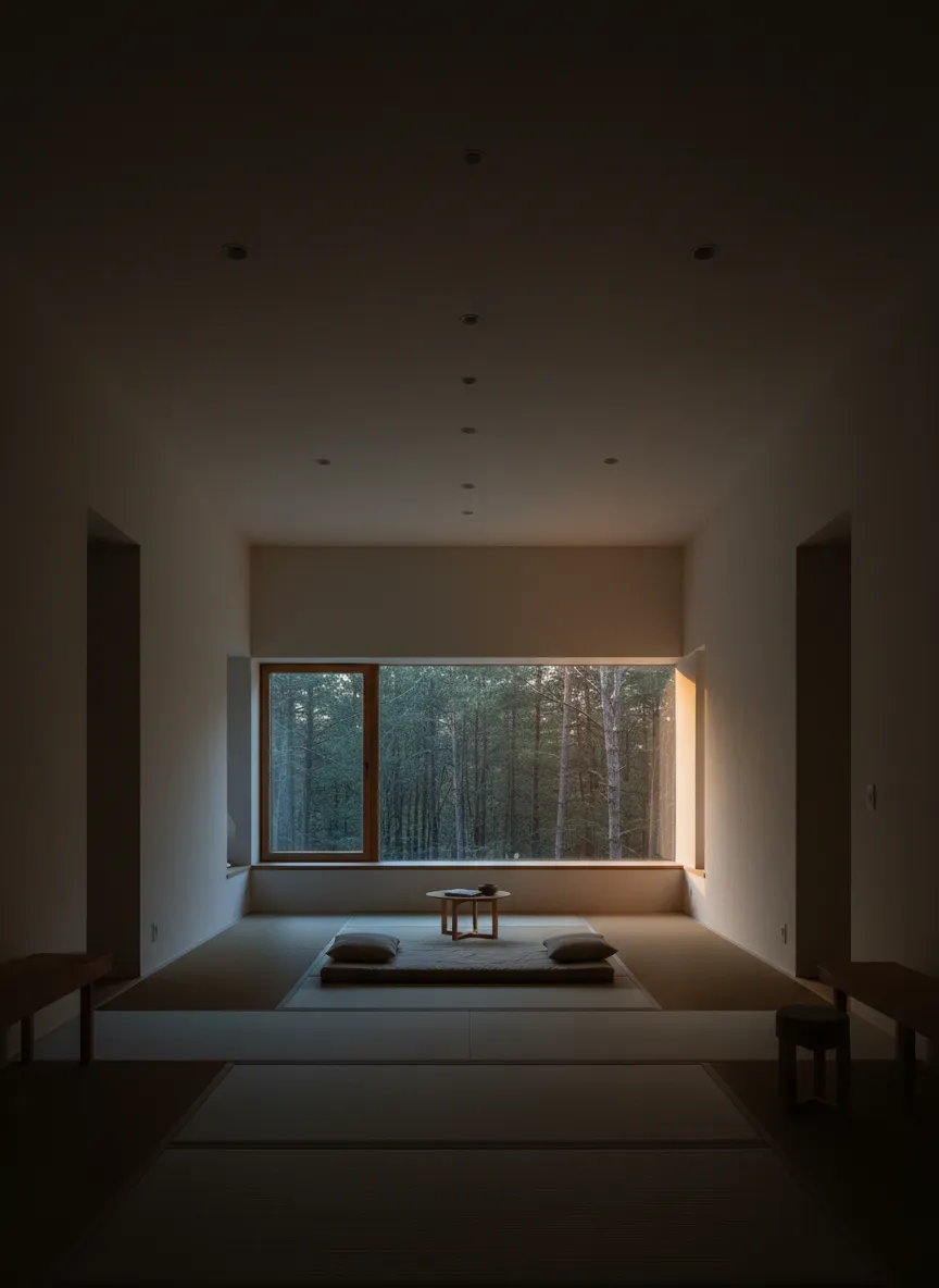 Cinematic visual representing morning sunlight and natural circadian rhythms