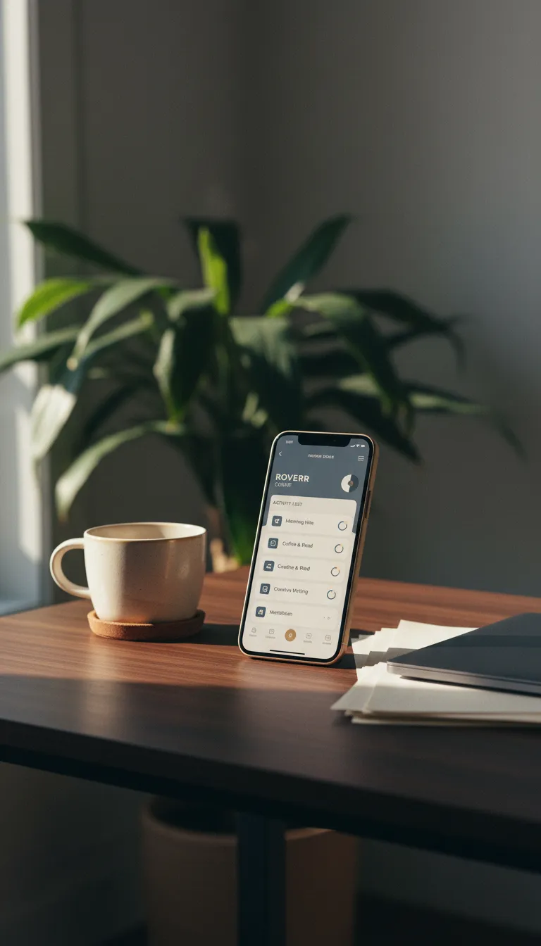 RoverR Create Activities Screen