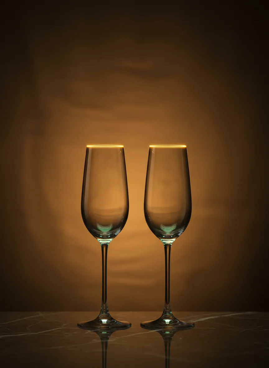Champagne glasses