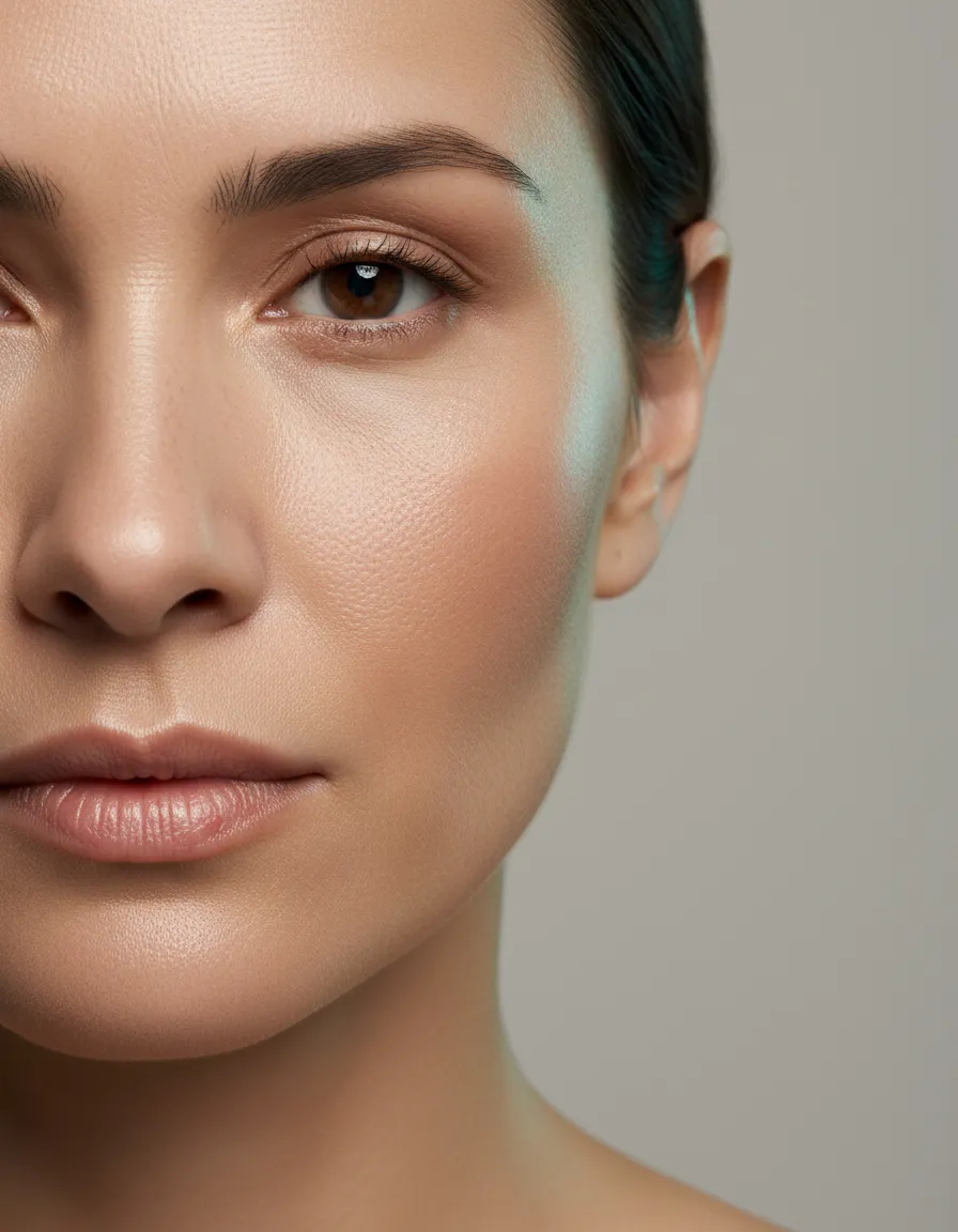 Editorial Hautnahaufnahme planoplas Peeling