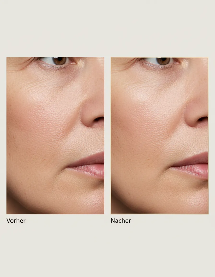 planoplas Peeling Vorher-Nachher Hautbild 1