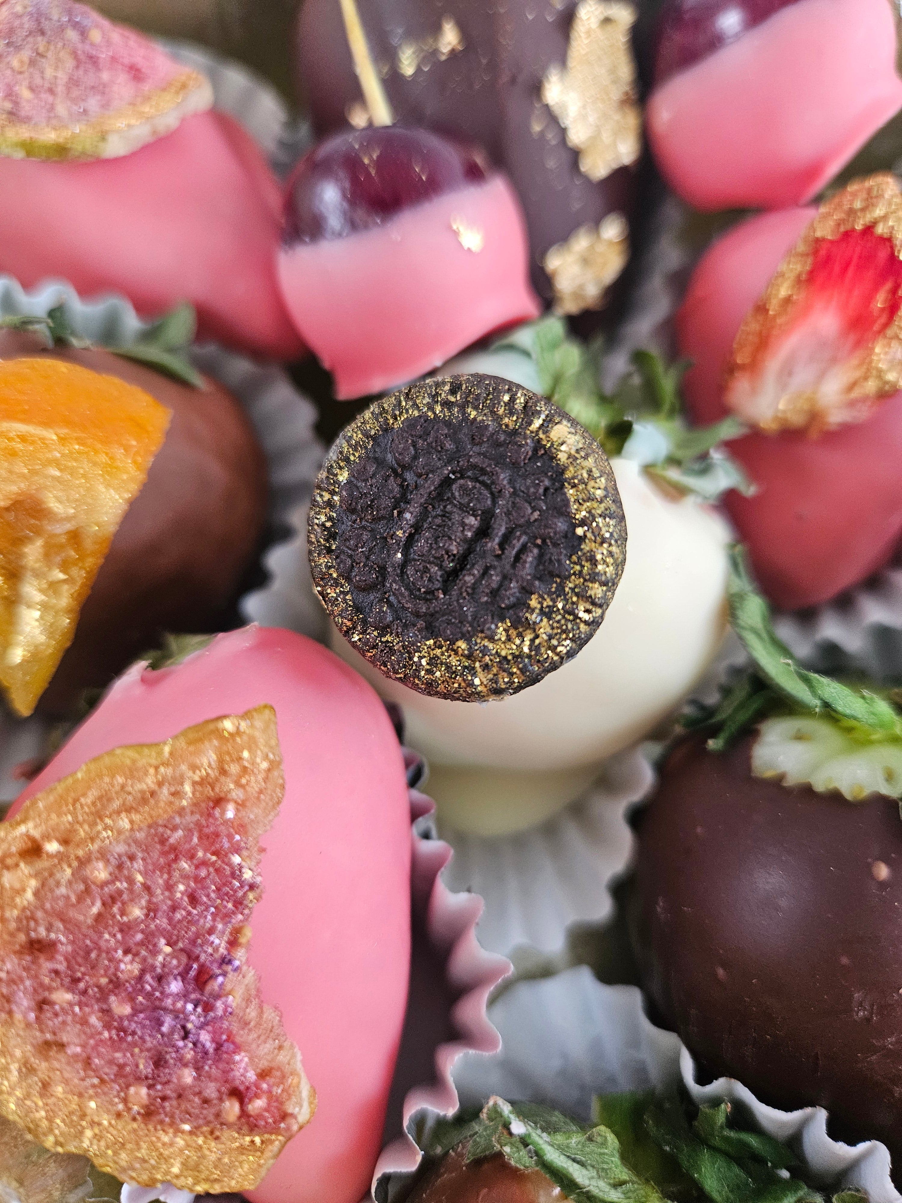Artisan charcuterie and chocolate gift box