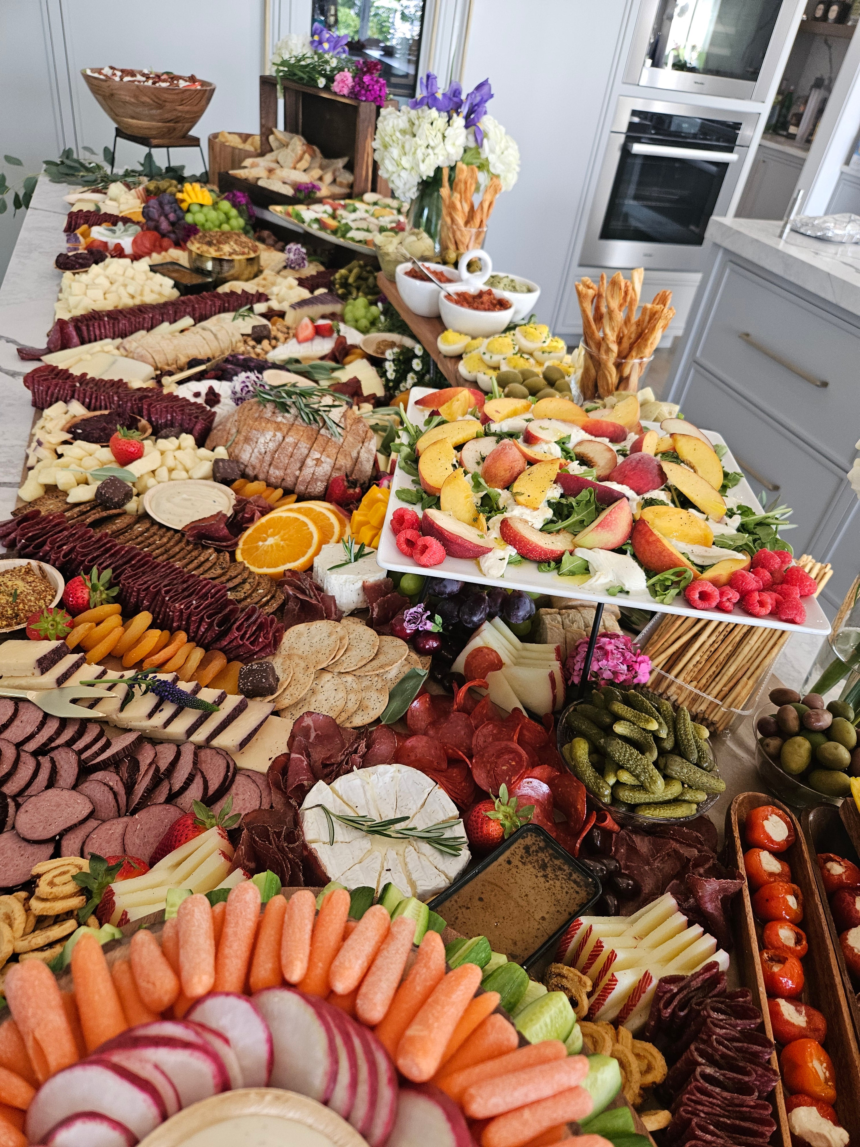 Luxury Handcrafted Grazing Table Setup