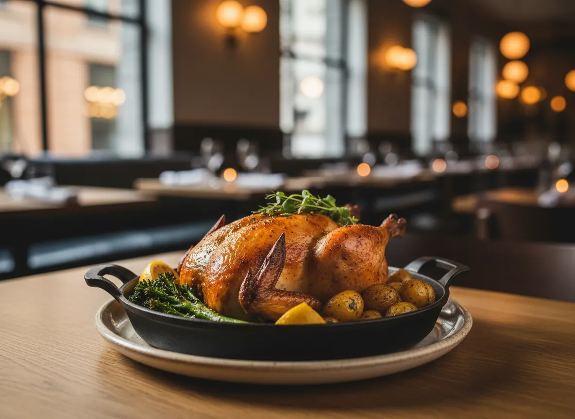 Warm, seasonal dishes served at Harbor & Hearth