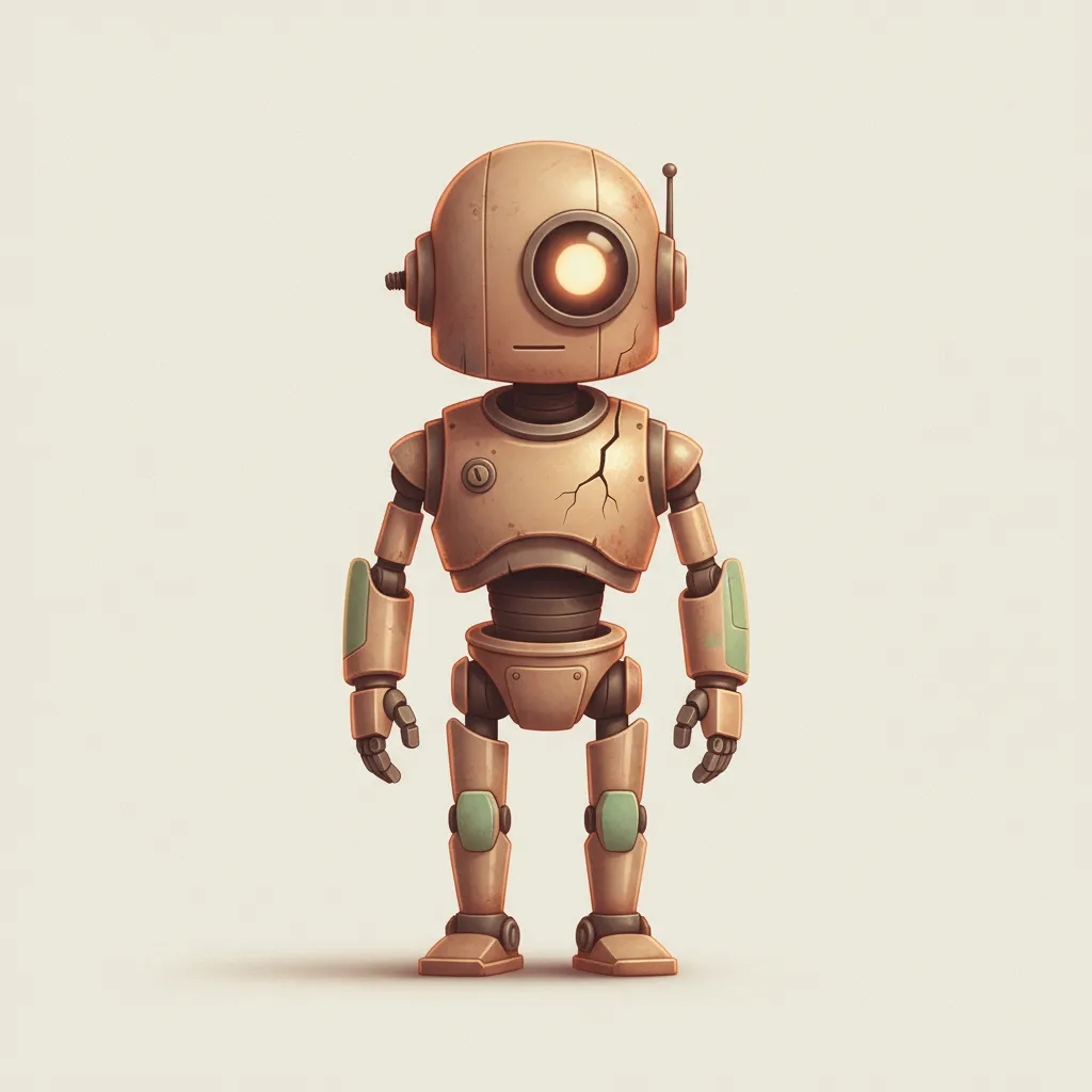 Broken Robot Illustration