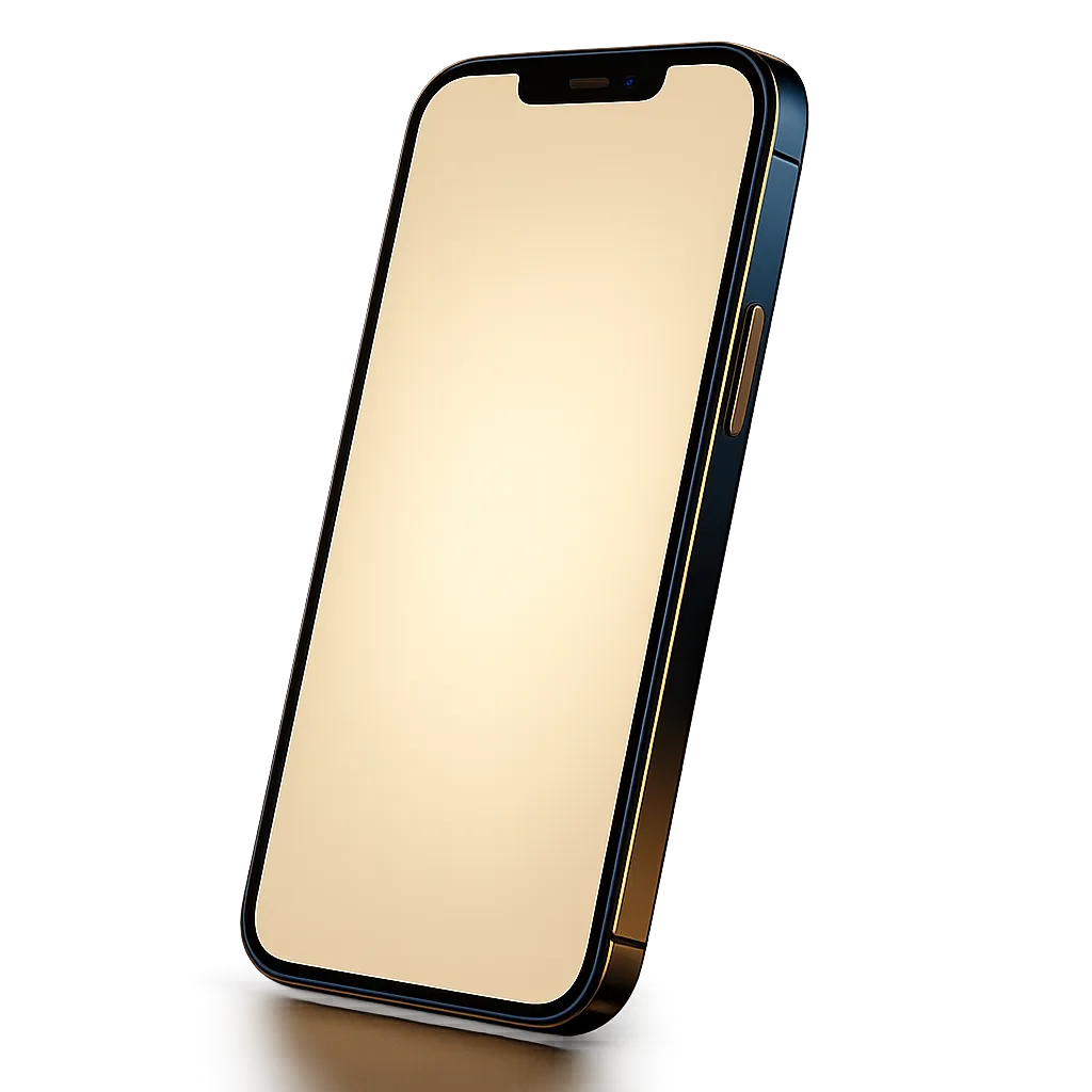 Ultra-high-definition polished smartphone mockup representing a new client inquiry through the AI Client Concierge.