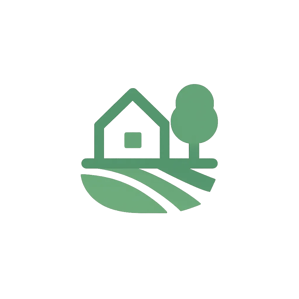 How to Buy Land and Build Logo