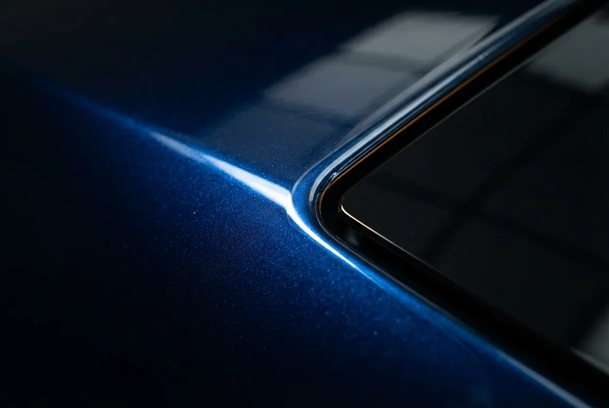 Ultra-gloss optical clarity paint protection film preserving metallic automotive clearcoat