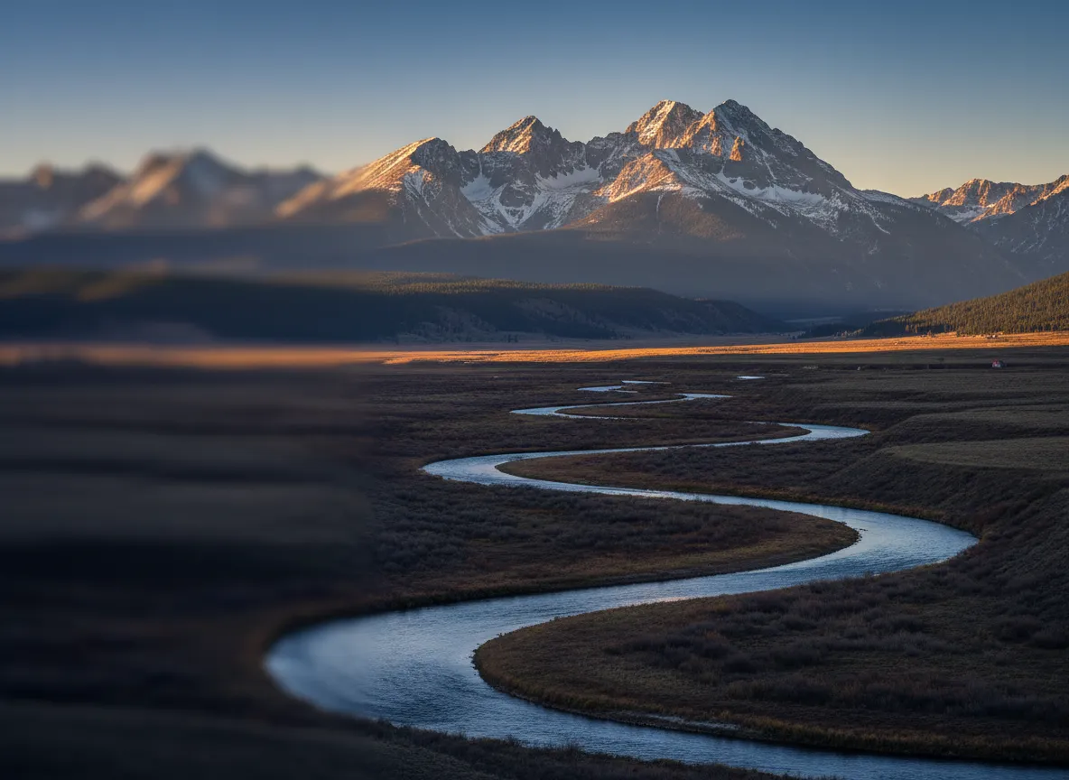 Scenic view of Ridgway, Colorado and the San Juan Mountains - Blake McKinney